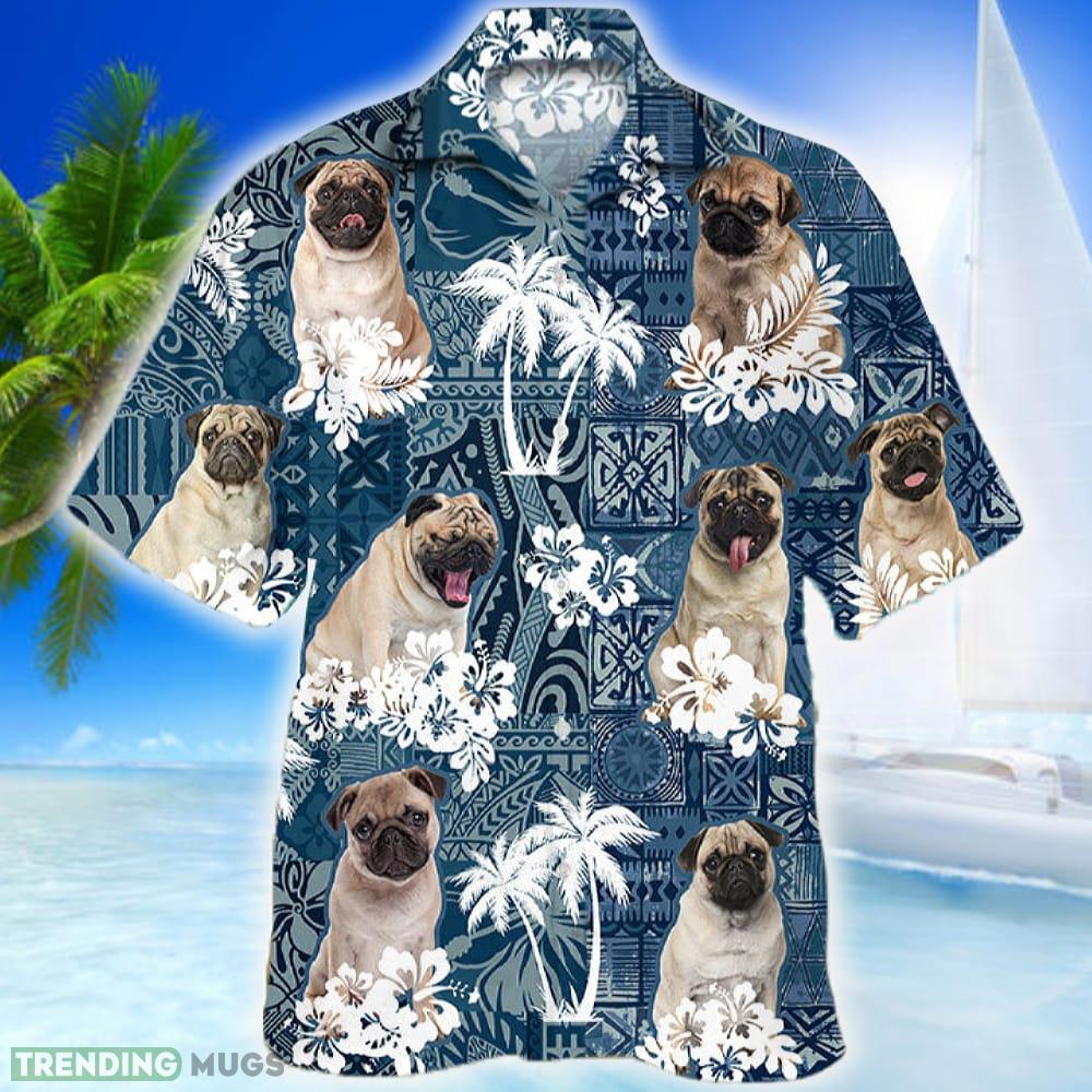 Pug Hawaiian Shirt Dog Lover Summer Gift For Men Women Beach - Pug Hawaiian Shirt Dog Lover Summer Gift For Men Women_1 Pug Hawaiian Shirt Dog Lover Summer Gift For Men Women Beach - Pug Hawaiian Shirt Dog Lover Summer Gift For Men Women_1