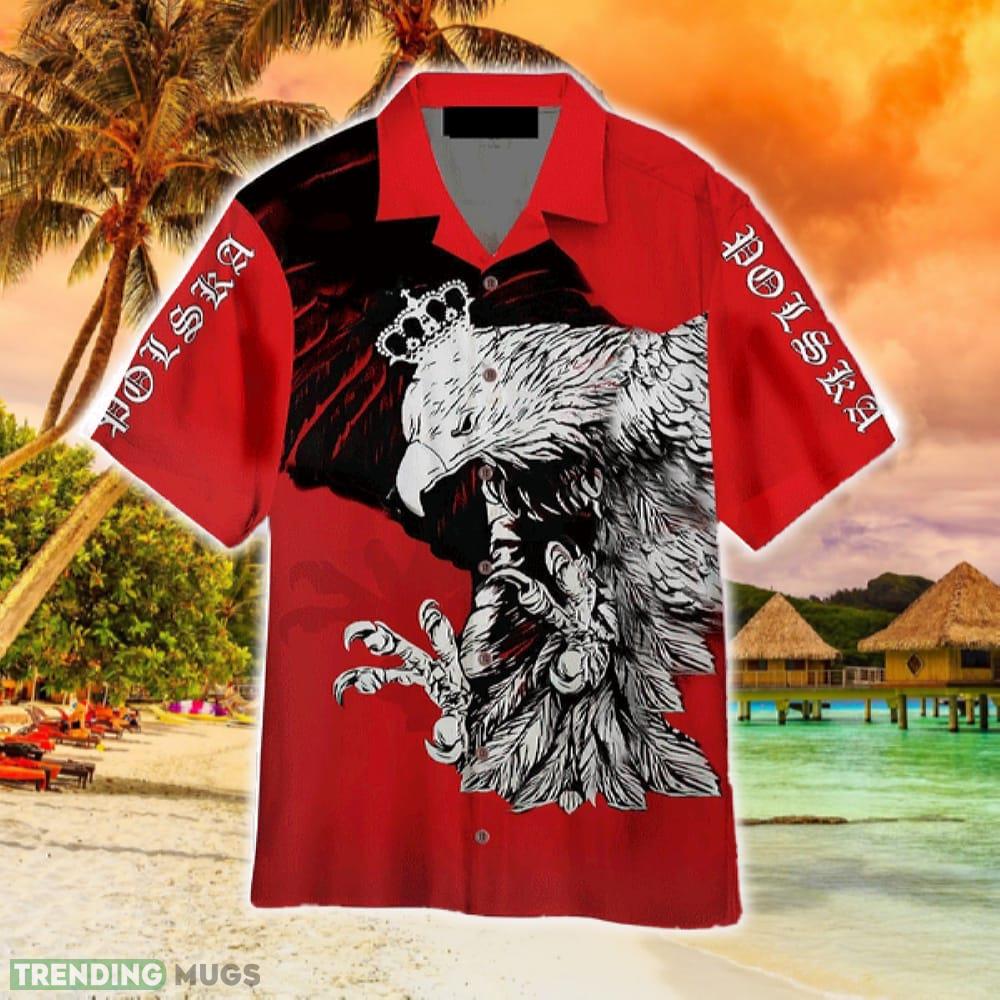 Red Polish Eagle Hawaiian Shirt Summer For Men And Women - Red Polish Eagle Hawaiian Shirt Aloha For Men And Women_1 Red Polish Eagle Hawaiian Shirt Summer For Men And Women - Red Polish Eagle Hawaiian Shirt Aloha For Men And Women_1