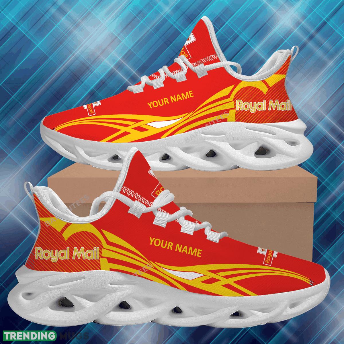 Royal Mail Max Soul Shoes New Personalized Fusion Sport Sneakers For Fans Gift Max Soul Royal Mail Max Soul Shoes New Personalized Fusion Sport Sneakers For Fans Gift Max Soul