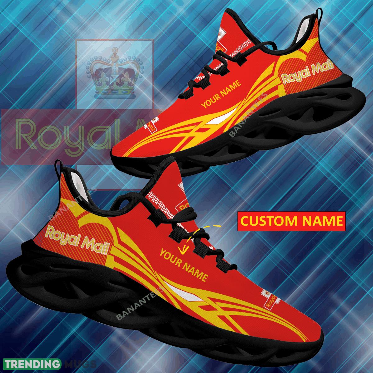 Royal Mail Max Soul Shoes New Personalized Fusion Sport Sneakers For Fans Gift - royal mail Max Soul Shoes Personalized Photo 1 Royal Mail Max Soul Shoes New Personalized Fusion Sport Sneakers For Fans Gift - royal mail Max Soul Shoes Personalized Photo 1