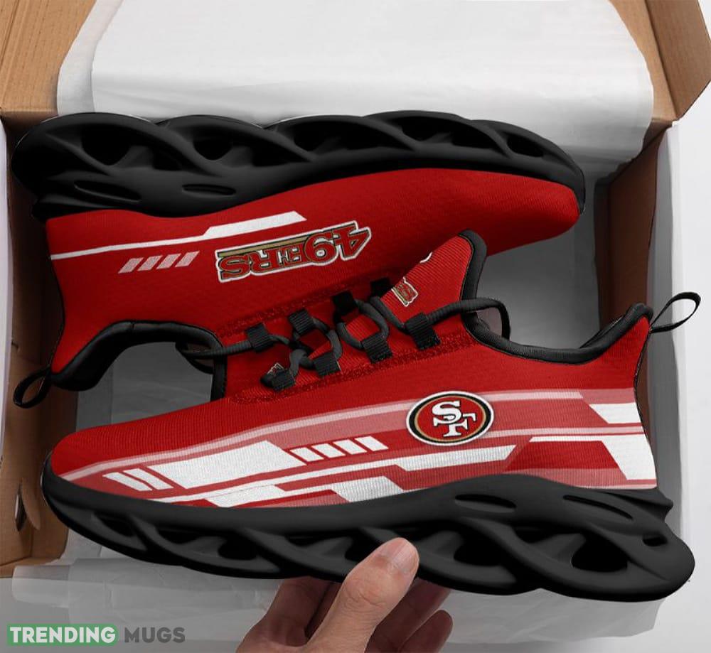 San Francisco 49ers Line Partern Max Soul Shoes Fashion forward Running Sneakers Fans Gift Max Soul San Francisco 49ers Line Partern Max Soul Shoes Fashion forward Running Sneakers Fans Gift Max Soul