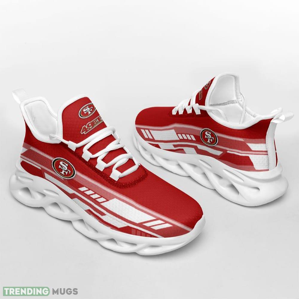 San Francisco 49ers Line Partern Max Soul Shoes Fashion forward Running Sneakers Fans Gift Max Soul San Francisco 49ers Line Partern Max Soul Shoes Fashion forward Running Sneakers Fans Gift Max Soul