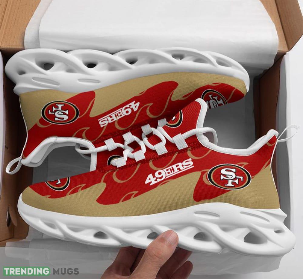 San Francisco 49ers Max Soul Shoes Craftsmanship Chunky Sneakers Fans Gift - San Francisco 49ers Max Soul Shoes_1 San Francisco 49ers Max Soul Shoes Craftsmanship Chunky Sneakers Fans Gift - San Francisco 49ers Max Soul Shoes_1