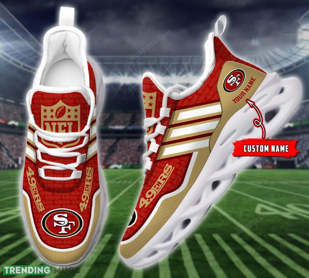 San Francisco 49ers Max Soul Shoes Performance Gift For Men And Women Chunky Sneakers Custom Name Max Soul San Francisco 49ers Max Soul Shoes Performance Gift For Men And Women Chunky Sneakers Custom Name Max Soul
