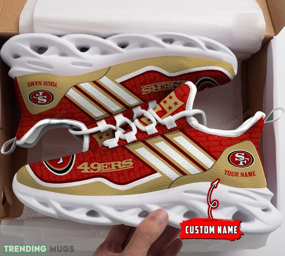 San Francisco 49ers Max Soul Shoes Performance Gift For Men And Women Chunky Sneakers Custom Name Max Soul San Francisco 49ers Max Soul Shoes Performance Gift For Men And Women Chunky Sneakers Custom Name Max Soul
