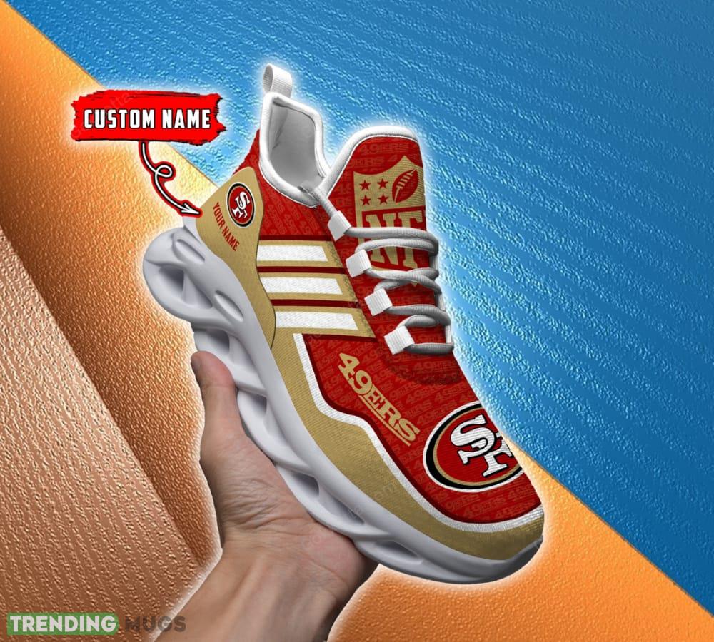 San Francisco 49ers Max Soul Shoes Performance Gift For Men And Women Chunky Sneakers Custom Name Max Soul San Francisco 49ers Max Soul Shoes Performance Gift For Men And Women Chunky Sneakers Custom Name Max Soul