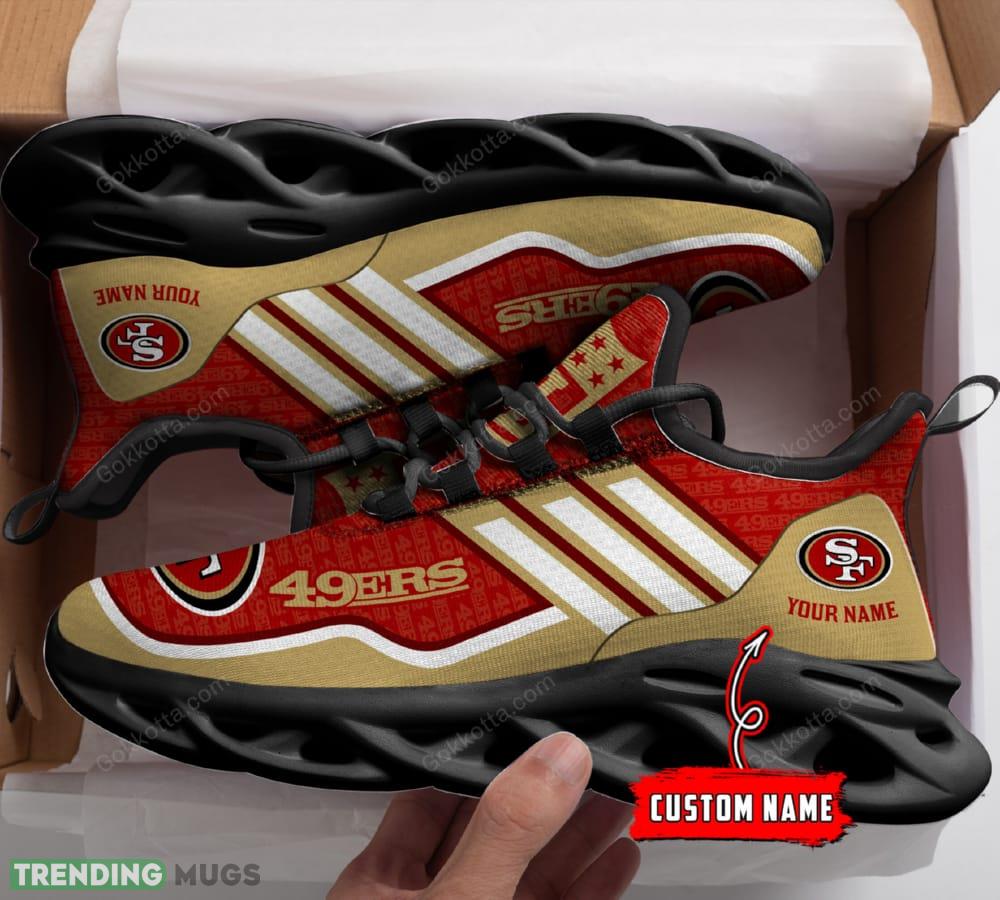 San Francisco 49ers Max Soul Shoes Performance Gift For Men And Women Chunky Sneakers Custom Name - San Francisco 49ers M11 Personalized Max Soul shoes_1 San Francisco 49ers Max Soul Shoes Performance Gift For Men And Women Chunky Sneakers Custom Name - San Francisco 49ers M11 Personalized Max Soul shoes_1