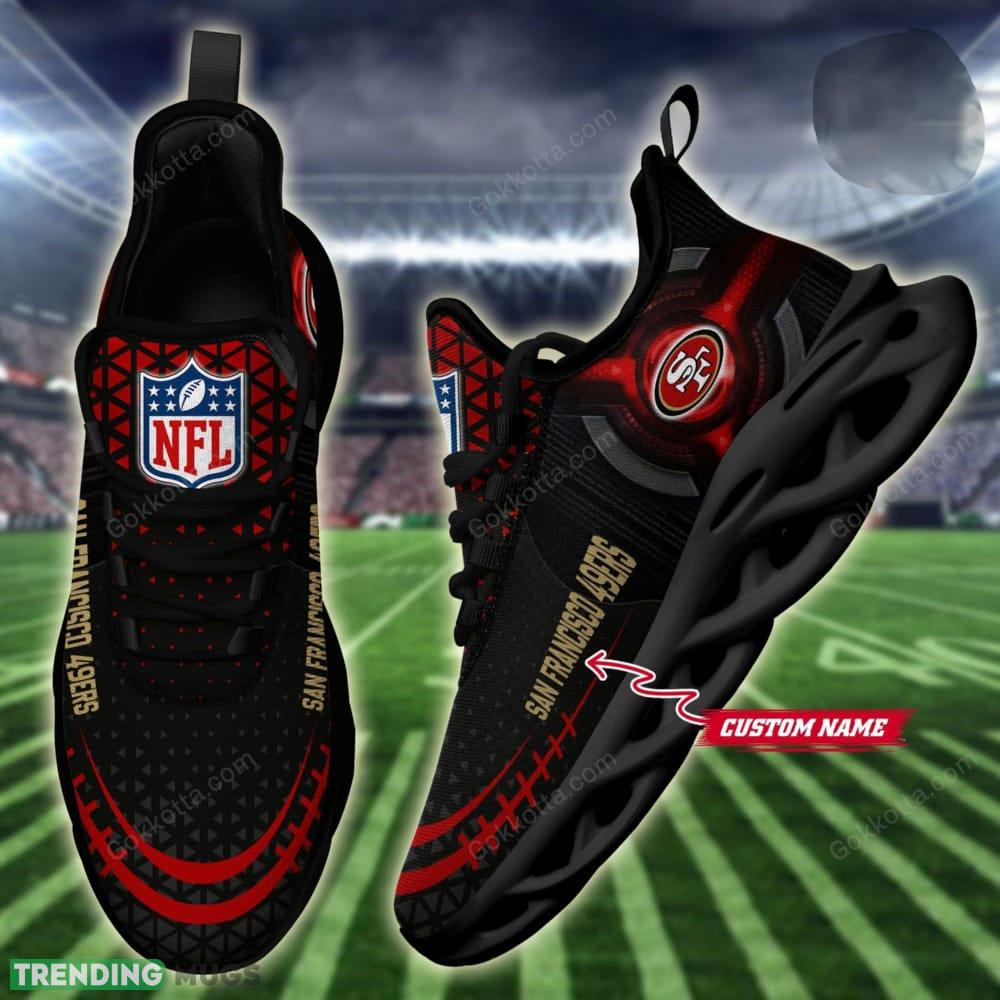 San Francisco 49ers Max Soul Shoes Versatile Gift For Men And Women Chunky Sneakers Custom Name Max Soul San Francisco 49ers Max Soul Shoes Versatile Gift For Men And Women Chunky Sneakers Custom Name Max Soul