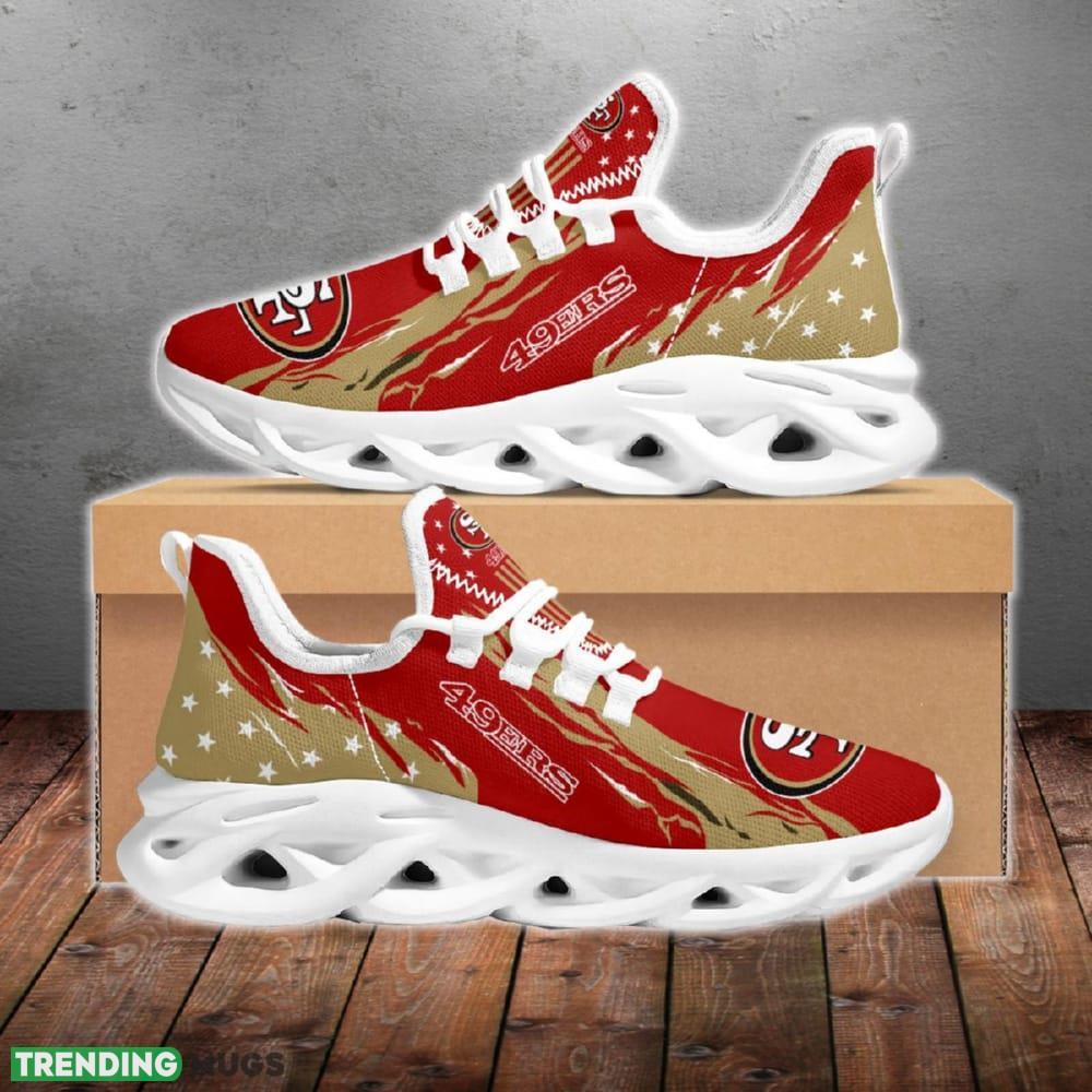 San Francisco 49ers Stars and Stripes Attitude Chunky Shoes New Max Soul Sneakers Men Gift - San Francisco 49ers Stars and Stripes M Soul Shoes_1 San Francisco 49ers Stars and Stripes Attitude Chunky Shoes New Max Soul Sneakers Men Gift - San Francisco 49ers Stars and Stripes M Soul Shoes_1