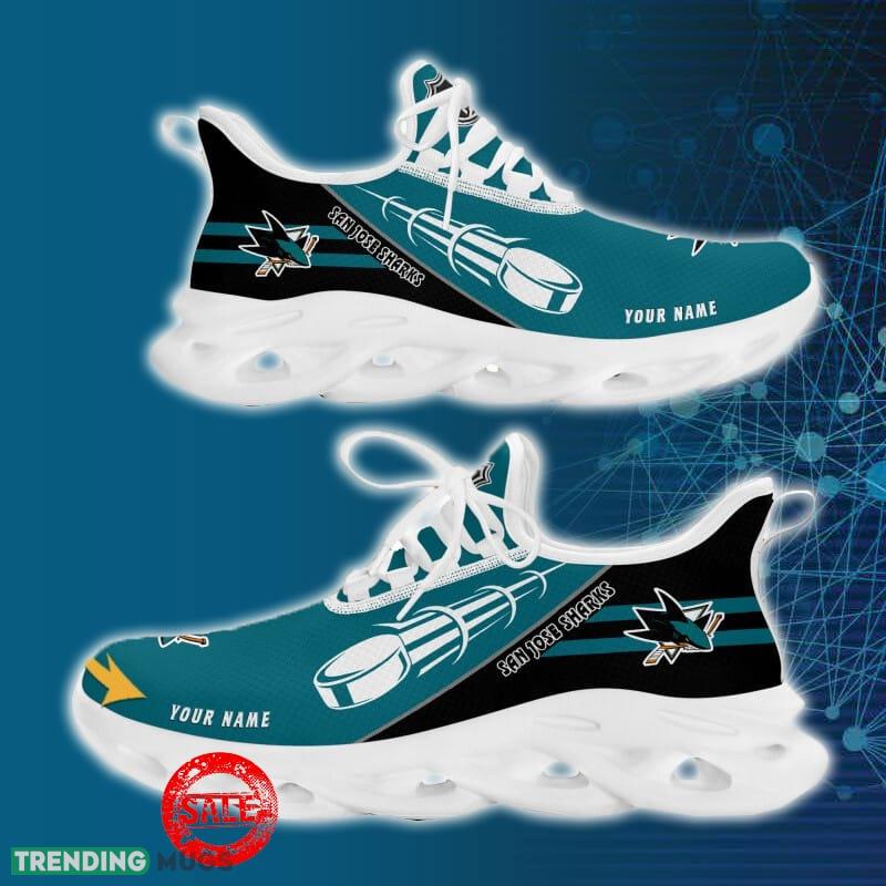 San Jose Sharks Sports Shoes Custom Name Fans Gift Max Soul Sneakers New Ideas Max Soul San Jose Sharks Sports Shoes Custom Name Fans Gift Max Soul Sneakers New Ideas Max Soul