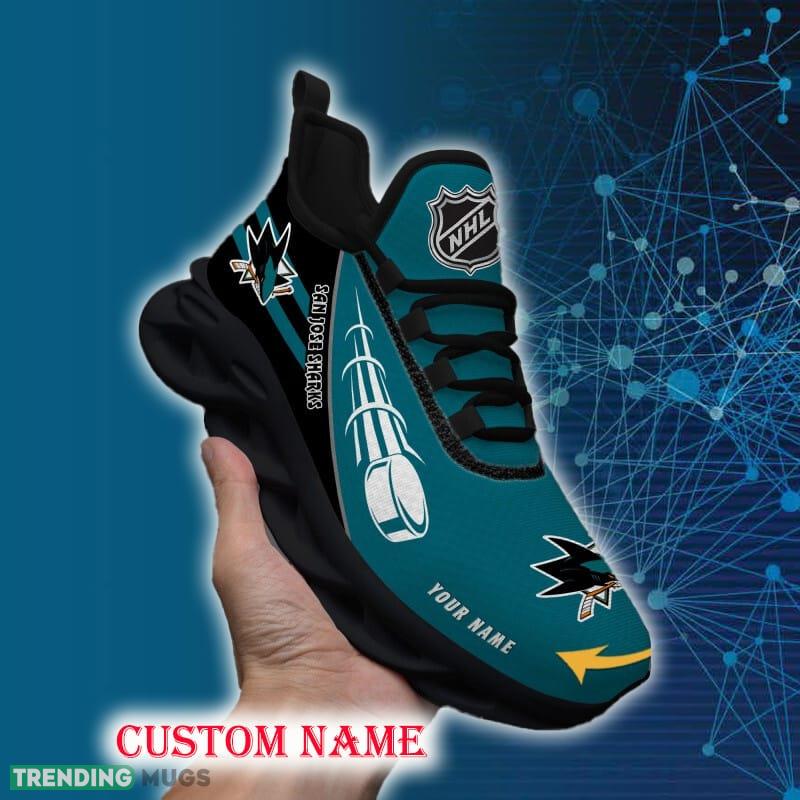 San Jose Sharks Sports Shoes Custom Name Fans Gift Max Soul Sneakers New Ideas Max Soul San Jose Sharks Sports Shoes Custom Name Fans Gift Max Soul Sneakers New Ideas Max Soul