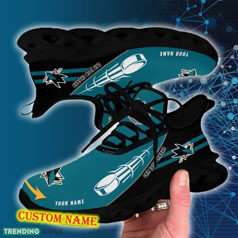 San Jose Sharks Sports Shoes Custom Name Fans Gift Max Soul Sneakers New Ideas Max Soul San Jose Sharks Sports Shoes Custom Name Fans Gift Max Soul Sneakers New Ideas Max Soul