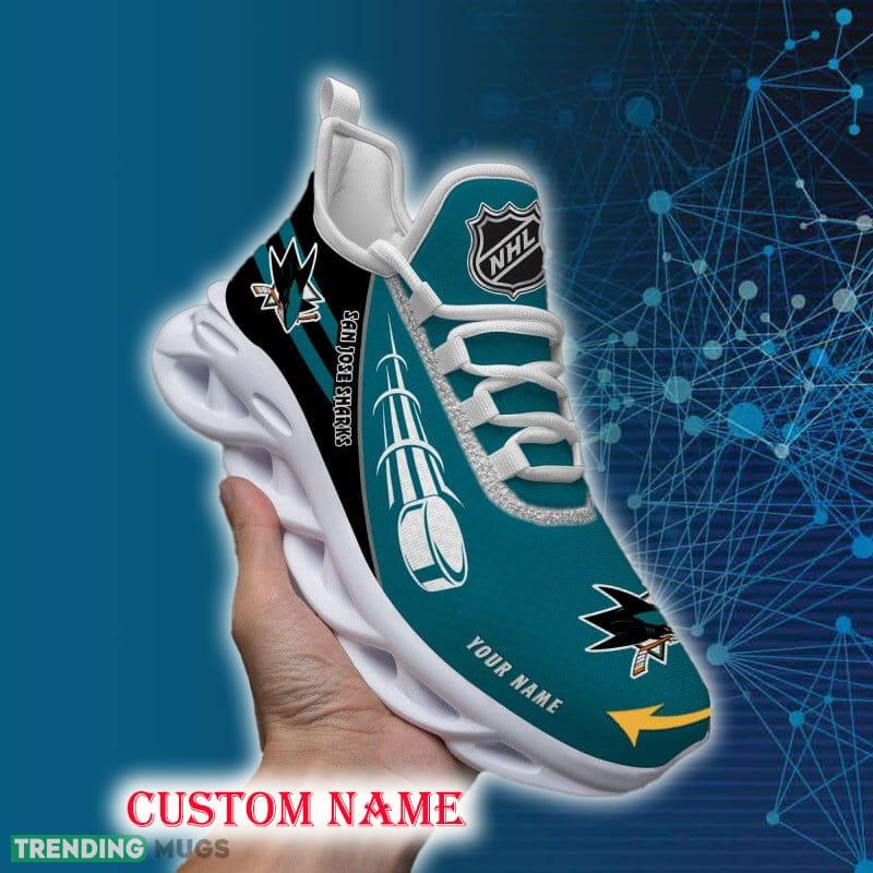San Jose Sharks Sports Shoes Custom Name Fans Gift Max Soul Sneakers New Ideas - San Jose Sharks Chunky Sneakers Personalized_1 San Jose Sharks Sports Shoes Custom Name Fans Gift Max Soul Sneakers New Ideas - San Jose Sharks Chunky Sneakers Personalized_1