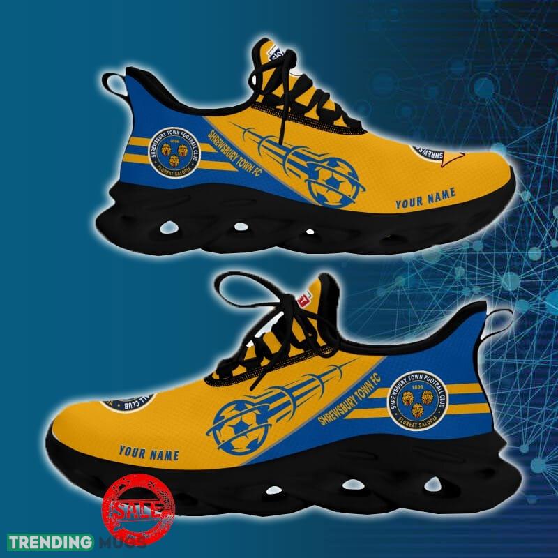 Shrewsbury Town Sports Shoes Custom Name Fans Gift Max Soul Sneakers New Ideas Max Soul Shrewsbury Town Sports Shoes Custom Name Fans Gift Max Soul Sneakers New Ideas Max Soul