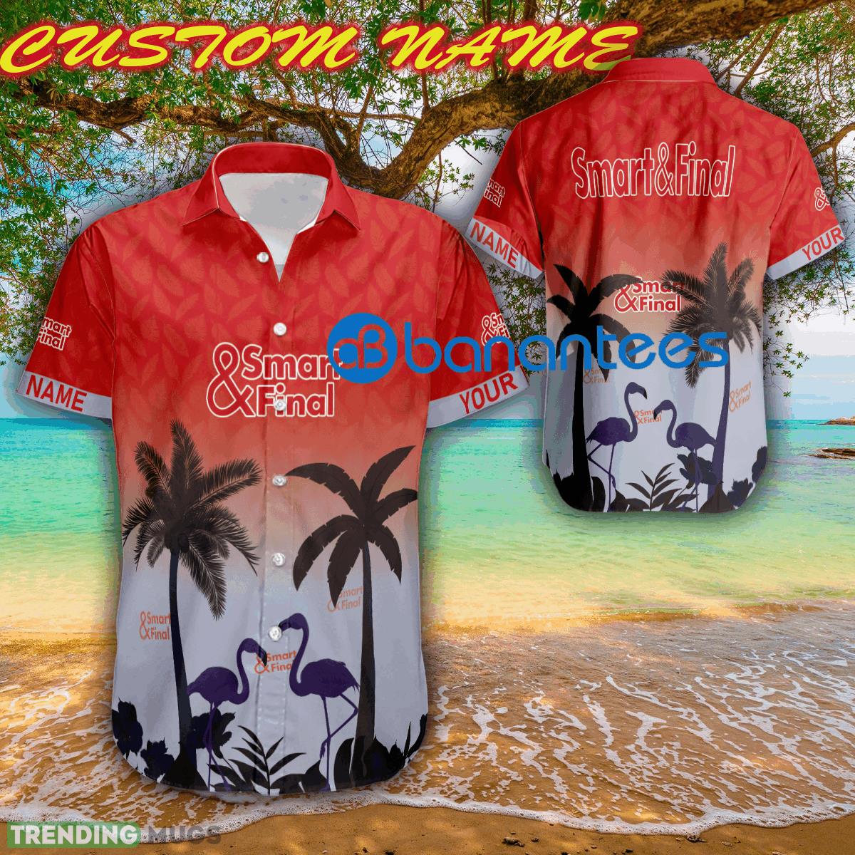 smart & final Tropical Logo Aloha Hawaiian Shirt For Summer Custom Name - smart & final Tropical Logo Aloha Hawaiian Shirt For Summer Custom Name