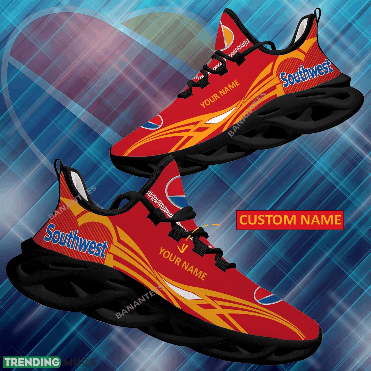 Southwest Airlines Max Soul Shoes New Personalized Innovative Chunky Sneakers For Fans Gift - southwest airlines Max Soul Shoes Personalized Photo 1 Southwest Airlines Max Soul Shoes New Personalized Innovative Chunky Sneakers For Fans Gift - southwest airlines Max Soul Shoes Personalized Photo 1