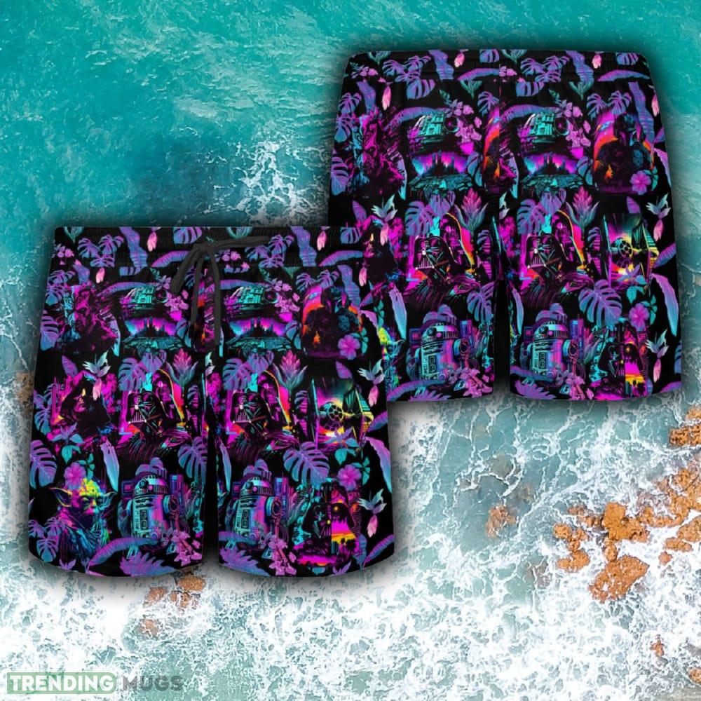Star Wars Synthwave Colorful AOP Hawaiian Shirt And Short Combo Gift For Fans Hawaiian & Short Star Wars Synthwave Colorful AOP Hawaiian Shirt And Short Combo Gift For Fans Hawaiian & Short