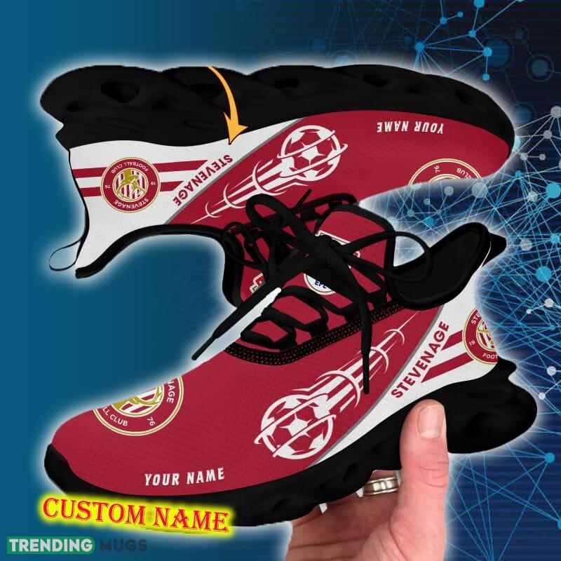 Stevenage Football Club Sports Shoes Custom Name Fans Gift Max Soul Sneakers New Ideas Max Soul Stevenage Football Club Sports Shoes Custom Name Fans Gift Max Soul Sneakers New Ideas Max Soul