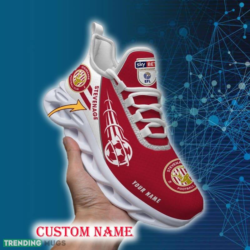 Stevenage Football Club Sports Shoes Custom Name Fans Gift Max Soul Sneakers New Ideas - Stevenage Football Club Chunky Sneakers Personalized_1 Stevenage Football Club Sports Shoes Custom Name Fans Gift Max Soul Sneakers New Ideas - Stevenage Football Club Chunky Sneakers Personalized_1