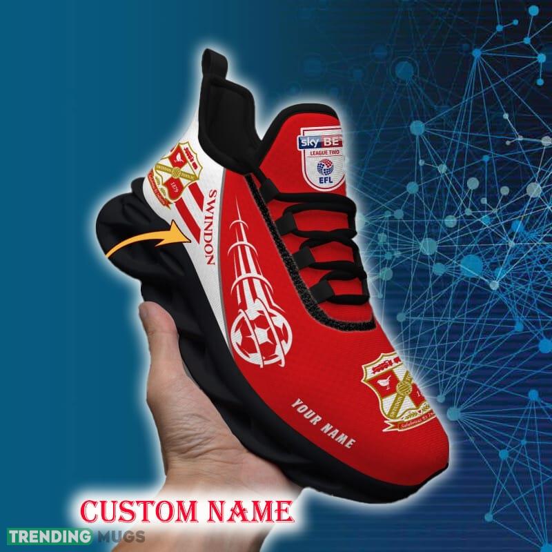 Swindon Town Sports Shoes Custom Name Fans Gift Max Soul Sneakers New Ideas Max Soul Swindon Town Sports Shoes Custom Name Fans Gift Max Soul Sneakers New Ideas Max Soul