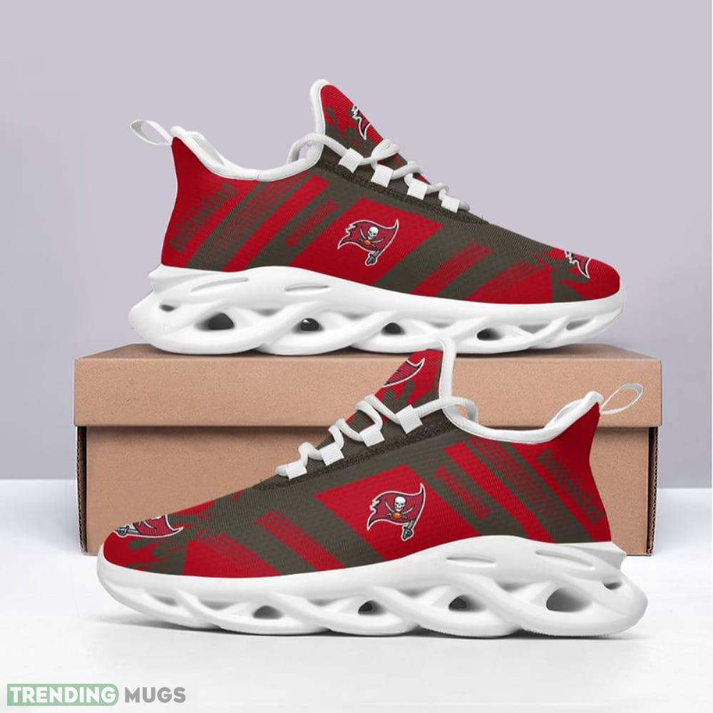 Tampa Bay Buccaneers Stripe and Fire Pattern Max Soul Shoes Elegance Running Sports Sneakers Max Soul Tampa Bay Buccaneers Stripe and Fire Pattern Max Soul Shoes Elegance Running Sports Sneakers Max Soul