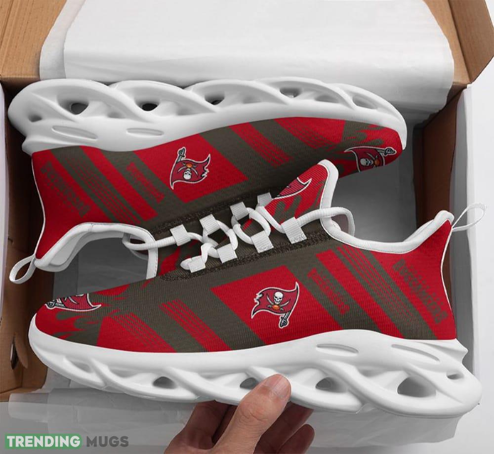Tampa Bay Buccaneers Stripe and Fire Pattern Max Soul Shoes Elegance Running Sports Sneakers - Tampa Bay Buccaneers Stripe and Fire Pattern Max Soul Shoes_1 Tampa Bay Buccaneers Stripe and Fire Pattern Max Soul Shoes Elegance Running Sports Sneakers - Tampa Bay Buccaneers Stripe and Fire Pattern Max Soul Shoes_1
