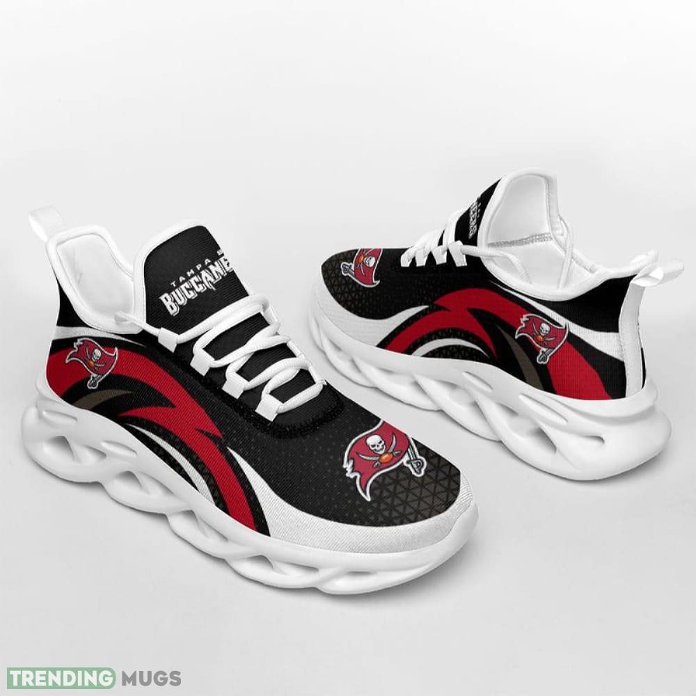 Tampa Bay Buccaneers Triangle Abstract Pattern Max Soul Shoes Sleek Running Sports Sneakers Max Soul Tampa Bay Buccaneers Triangle Abstract Pattern Max Soul Shoes Sleek Running Sports Sneakers Max Soul