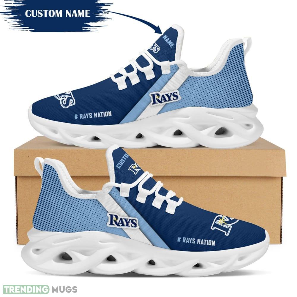 Tampa Bay Rays Logo Custom Name Pattern In Blue 3D Max Soul Sneaker Shoes - Tampa Bay Rays Logo Custom Name Pattern In Blue 3D Max Soul Sneaker Shoes_1 Tampa Bay Rays Logo Custom Name Pattern In Blue 3D Max Soul Sneaker Shoes - Tampa Bay Rays Logo Custom Name Pattern In Blue 3D Max Soul Sneaker Shoes_1