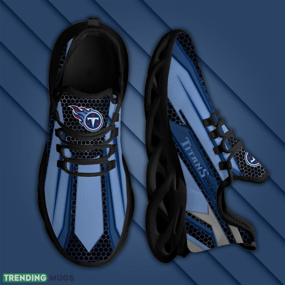 Tennessee Titans Geometric Hexagon Design Trending Max Soul Clunky Sneaker Shoes Max Soul Tennessee Titans Geometric Hexagon Design Trending Max Soul Clunky Sneaker Shoes Max Soul
