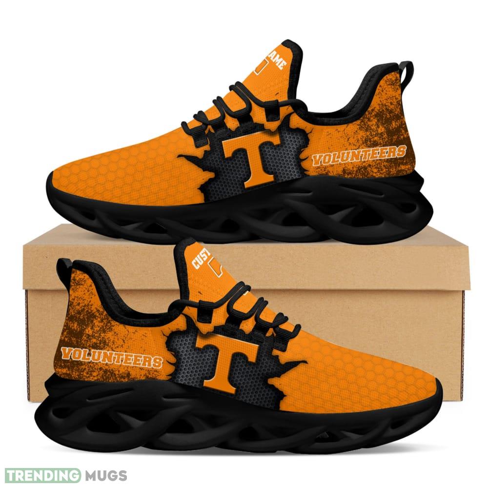 Tennessee Volunteers Cracked Design Custom Name Pattern 3D Max Soul Sneaker Shoes Max Soul Tennessee Volunteers Cracked Design Custom Name Pattern 3D Max Soul Sneaker Shoes Max Soul