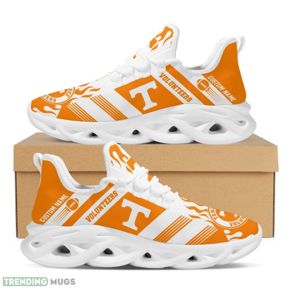 Tennessee Volunteers Logo Custom Name Pattern 3D Max Soul Sneaker Shoes In White And Orange - Tennessee Volunteers Logo Custom Name Pattern 3D Max Soul Sneaker Shoes In White And Orange_1 Tennessee Volunteers Logo Custom Name Pattern 3D Max Soul Sneaker Shoes In White And Orange - Tennessee Volunteers Logo Custom Name Pattern 3D Max Soul Sneaker Shoes In White And Orange_1