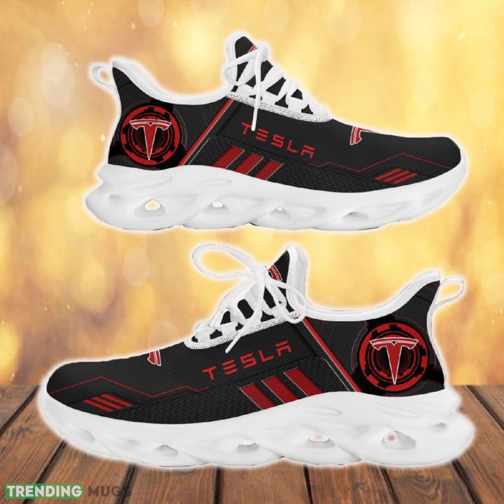 Tesla Car Running Shoes Detail For Fans Max Soul Sneakers Men And Women Gift - Tesla Max Soul Shoes Car Photo 1
