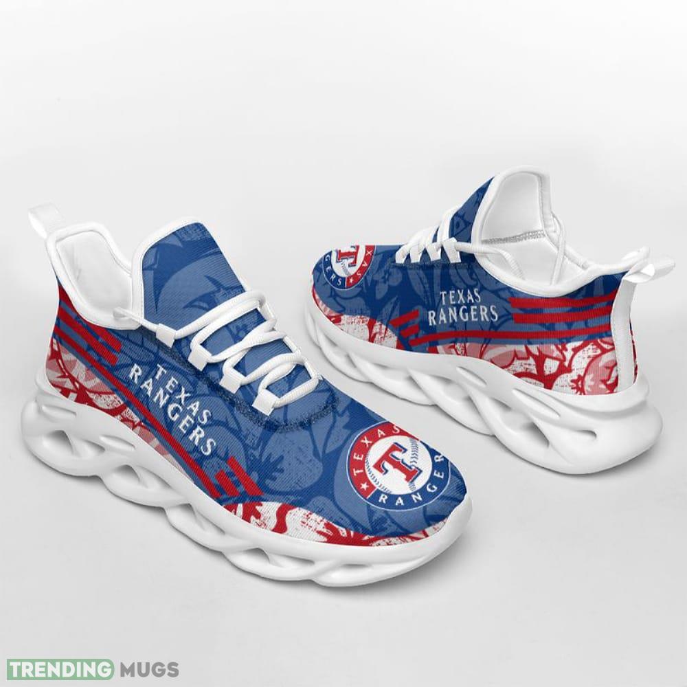Texas Rangers Tropical Flowers Max Soul Shoes Emblem Running Sports Sneakers Max Soul Texas Rangers Tropical Flowers Max Soul Shoes Emblem Running Sports Sneakers Max Soul