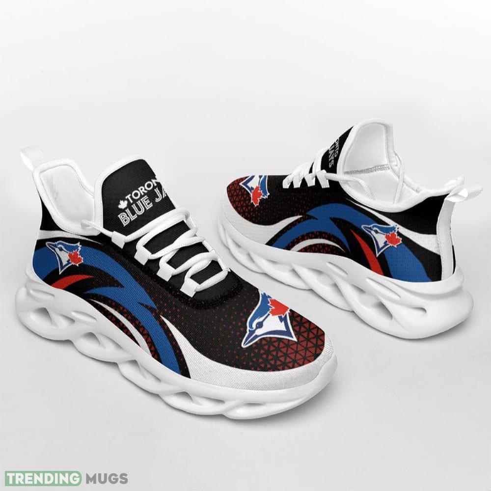 Toronto Blue Jays Triangle Abstract Pattern Max Soul Shoes Embrace Running Sports Sneakers Max Soul Toronto Blue Jays Triangle Abstract Pattern Max Soul Shoes Embrace Running Sports Sneakers Max Soul