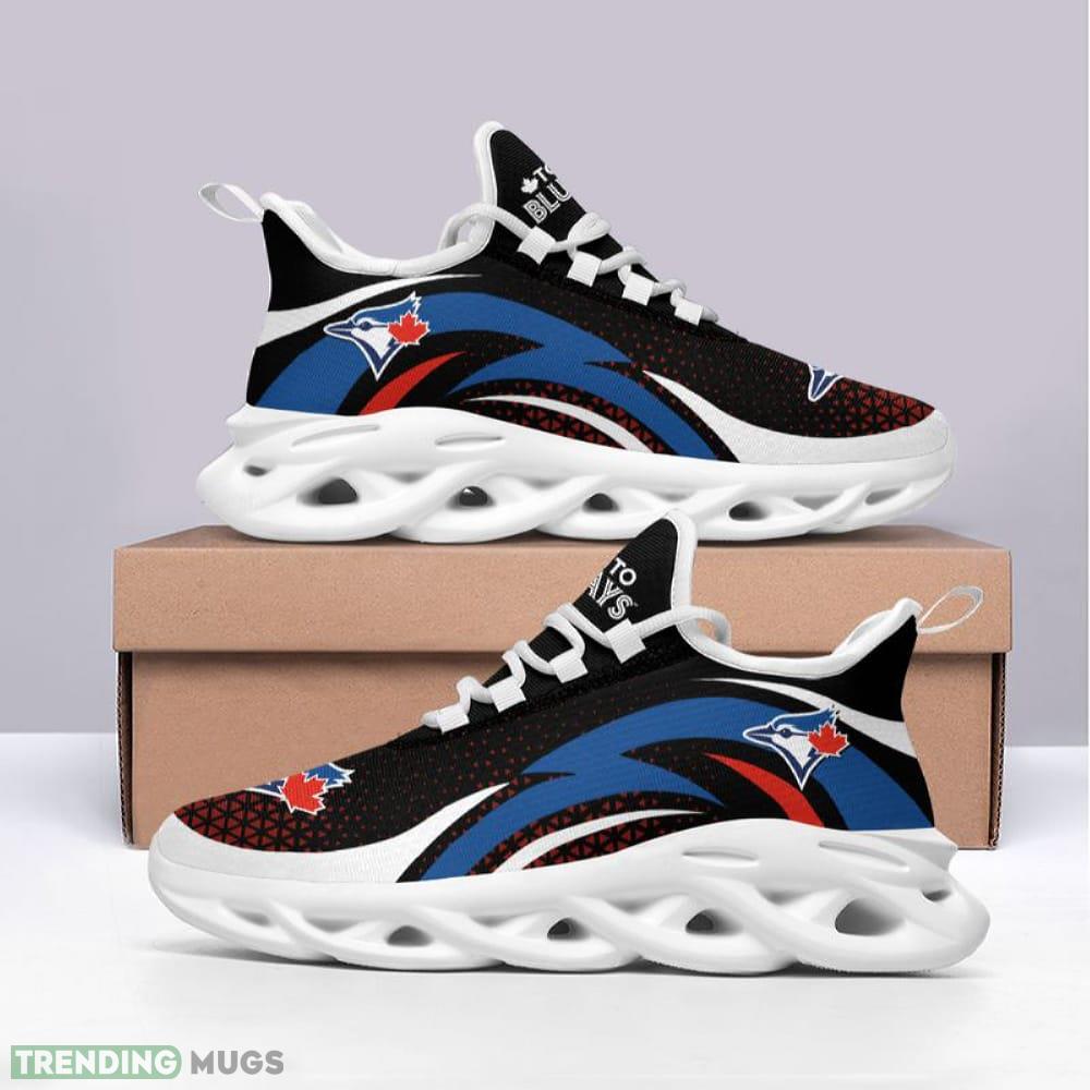 Toronto Blue Jays Triangle Abstract Pattern Max Soul Shoes Embrace Running Sports Sneakers Max Soul Toronto Blue Jays Triangle Abstract Pattern Max Soul Shoes Embrace Running Sports Sneakers Max Soul