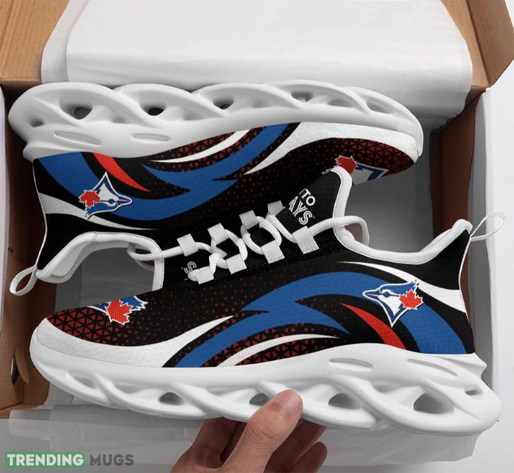 Toronto Blue Jays Triangle Abstract Pattern Max Soul Shoes Embrace Running Sports Sneakers - Toronto Blue Jays Triangle Abstract Pattern Max Soul Shoes_1 Toronto Blue Jays Triangle Abstract Pattern Max Soul Shoes Embrace Running Sports Sneakers - Toronto Blue Jays Triangle Abstract Pattern Max Soul Shoes_1
