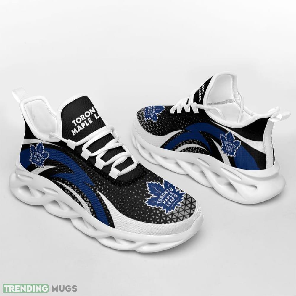 Toronto Maple Leafs Triangle Abstract Pattern Max Soul Shoes Showcase Running Sports Sneakers Max Soul Toronto Maple Leafs Triangle Abstract Pattern Max Soul Shoes Showcase Running Sports Sneakers Max Soul
