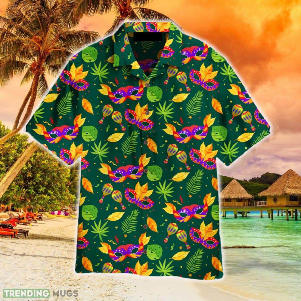 Tropical Mardi Gras Masks Hawaiian Shirt Summer For Men And Women - Tropical Mardi Gras Masks Hawaiian Shirt Aloha For Men And Women_1 Tropical Mardi Gras Masks Hawaiian Shirt Summer For Men And Women - Tropical Mardi Gras Masks Hawaiian Shirt Aloha For Men And Women_1