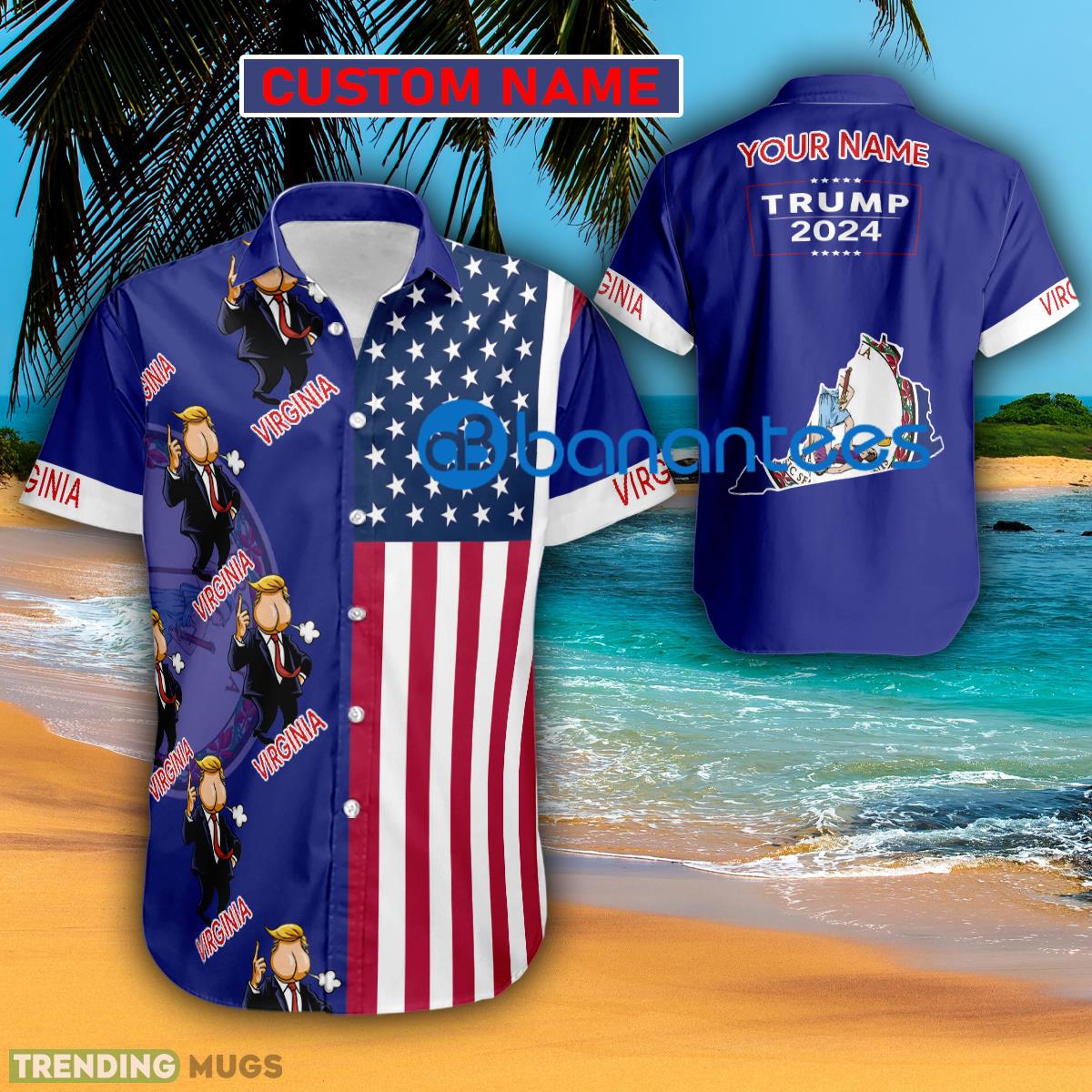 Trump 2024 Butt Face Virginia Usa Flag Hawaiian Shirt Trending Custom Name Gift - Trump 2024 Butt Face Virginia Usa Flag Hawaiian Shirt Trending Custom Name Gift Trump 2024 Butt Face Virginia Usa Flag Hawaiian Shirt Trending Custom Name Gift - Trump 2024 Butt Face Virginia Usa Flag Hawaiian Shirt Trending Custom Name Gift