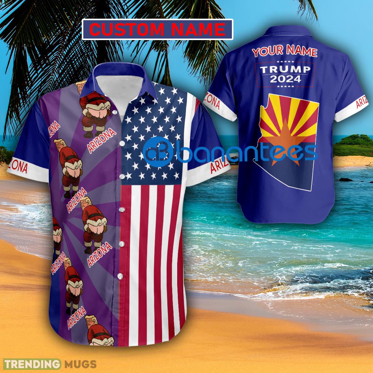 Trump 2024 Butt Up Arizona Usa Flag Hawaiian Shirt Trending Custom Name Gift - Trump 2024 Butt Up Arizona Usa Flag Hawaiian Shirt Trending Custom Name Gift Trump 2024 Butt Up Arizona Usa Flag Hawaiian Shirt Trending Custom Name Gift - Trump 2024 Butt Up Arizona Usa Flag Hawaiian Shirt Trending Custom Name Gift