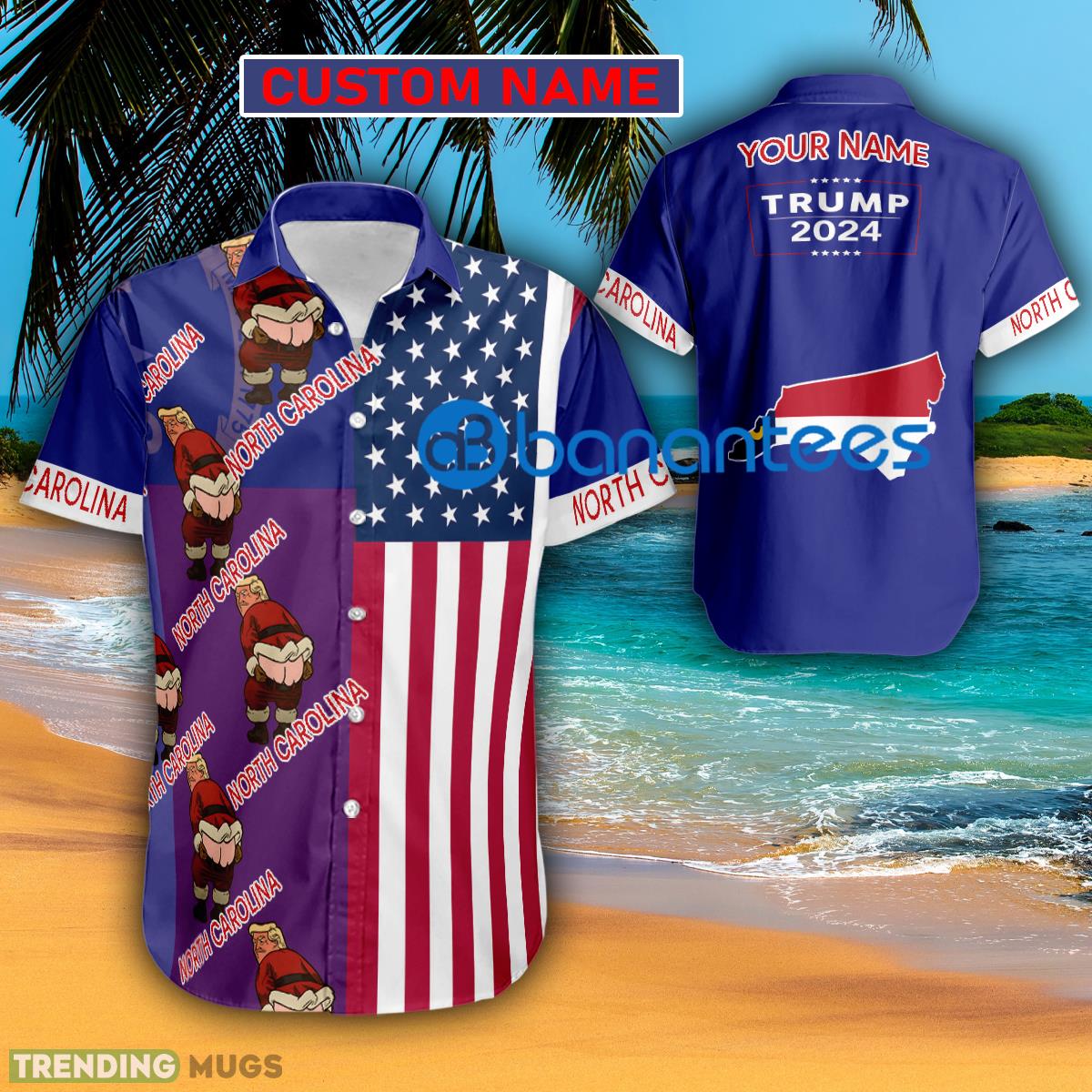Trump 2024 Butt Up North Carolina Usa Flag Hawaiian Shirt Trending Custom Name Gift - Trump 2024 Butt Up North Carolina Usa Flag Hawaiian Shirt Trending Custom Name Gift Trump 2024 Butt Up North Carolina Usa Flag Hawaiian Shirt Trending Custom Name Gift - Trump 2024 Butt Up North Carolina Usa Flag Hawaiian Shirt Trending Custom Name Gift