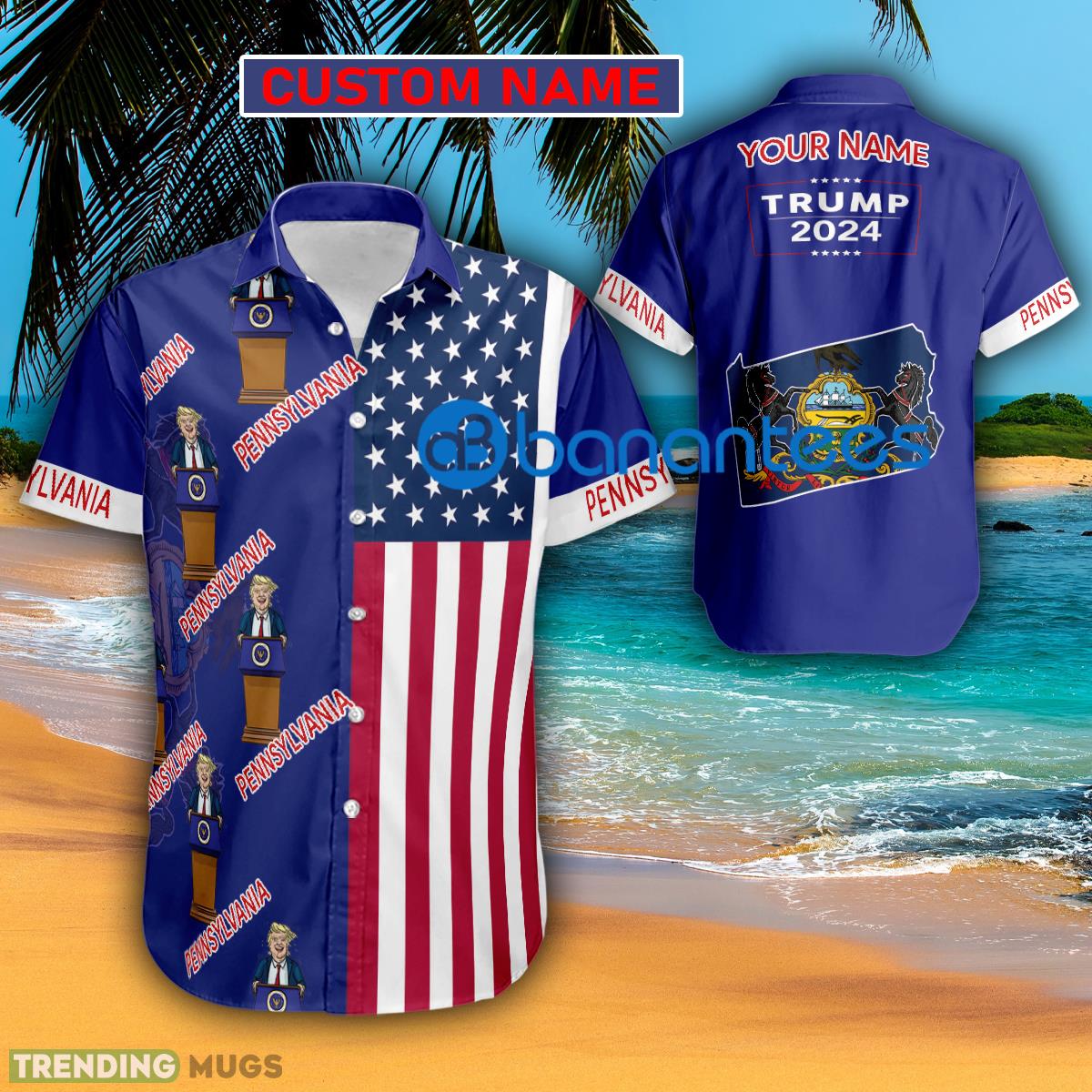 Trump 2024 Happy Pennsylvania Usa Flag Hawaiian Shirt Trending Custom Name Gift - Trump 2024 Happy Pennsylvania Usa Flag Hawaiian Shirt Trending Custom Name Gift Trump 2024 Happy Pennsylvania Usa Flag Hawaiian Shirt Trending Custom Name Gift - Trump 2024 Happy Pennsylvania Usa Flag Hawaiian Shirt Trending Custom Name Gift