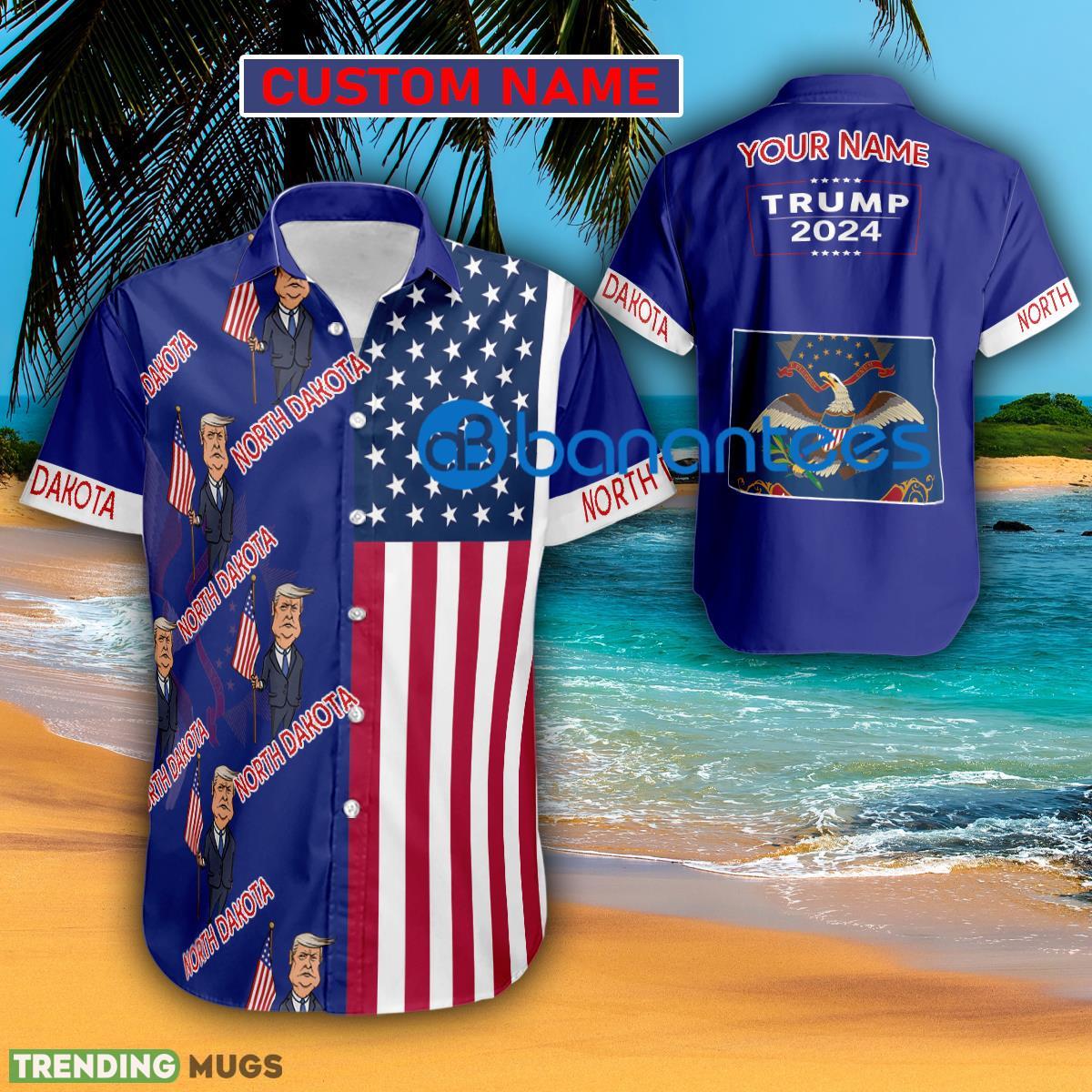 Trump 2024 Holding Flag North Dakota Usa Flag Hawaiian Shirt Trending Custom Name Gift - Trump 2024 Holding Flag North Dakota Usa Flag Hawaiian Shirt Trending Custom Name Gift Trump 2024 Holding Flag North Dakota Usa Flag Hawaiian Shirt Trending Custom Name Gift - Trump 2024 Holding Flag North Dakota Usa Flag Hawaiian Shirt Trending Custom Name Gift
