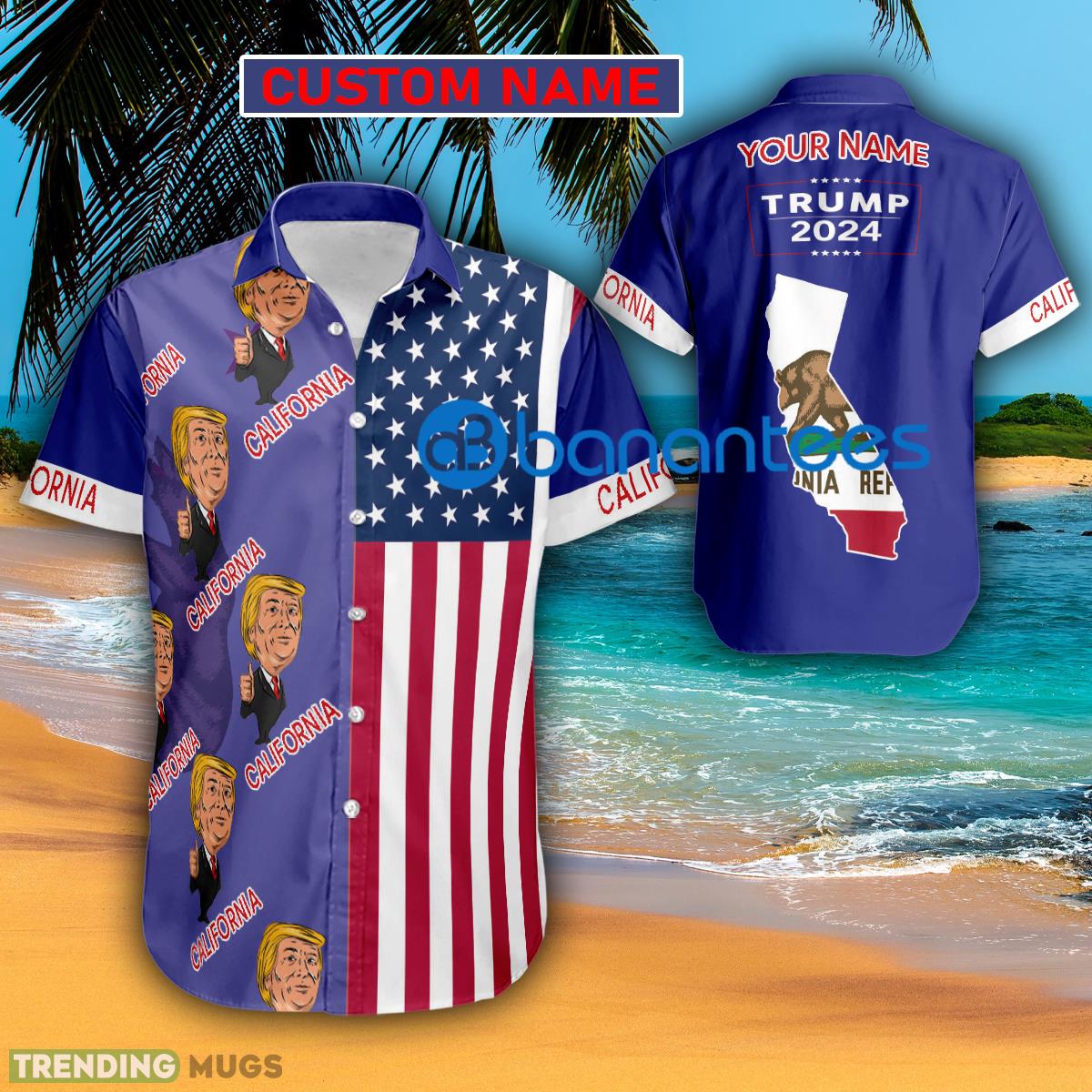 Trump 2024 Like California Usa Flag Hawaiian Shirt Trending Custom Name Gift - Trump 2024 Like California Usa Flag Hawaiian Shirt Trending Custom Name Gift Trump 2024 Like California Usa Flag Hawaiian Shirt Trending Custom Name Gift - Trump 2024 Like California Usa Flag Hawaiian Shirt Trending Custom Name Gift