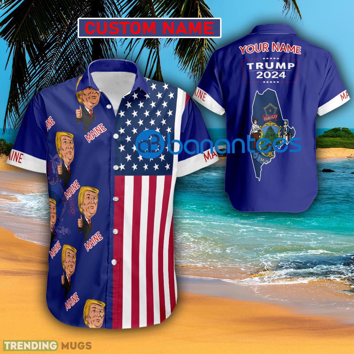 Trump 2024 Like Maine Usa Flag Hawaiian Shirt Trending Custom Name Gift - Trump 2024 Like Maine Usa Flag Hawaiian Shirt Trending Custom Name Gift Trump 2024 Like Maine Usa Flag Hawaiian Shirt Trending Custom Name Gift - Trump 2024 Like Maine Usa Flag Hawaiian Shirt Trending Custom Name Gift