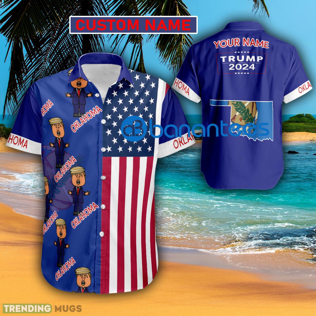 Trump 2024 Present Oklahoma Usa Flag Hawaiian Shirt Trending Custom Name Gift - Trump 2024 Present Oklahoma Usa Flag Hawaiian Shirt Trending Custom Name Gift Trump 2024 Present Oklahoma Usa Flag Hawaiian Shirt Trending Custom Name Gift - Trump 2024 Present Oklahoma Usa Flag Hawaiian Shirt Trending Custom Name Gift