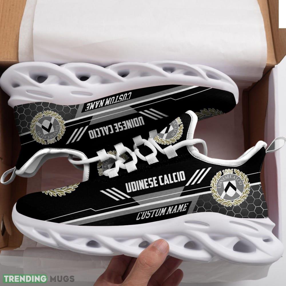 Udinese Calcio Logo Custom Name Pattern 3D Max Soul Sneaker Shoes - Udinese Calcio Logo Custom Name Pattern 3D Max Soul Sneaker Shoes_1