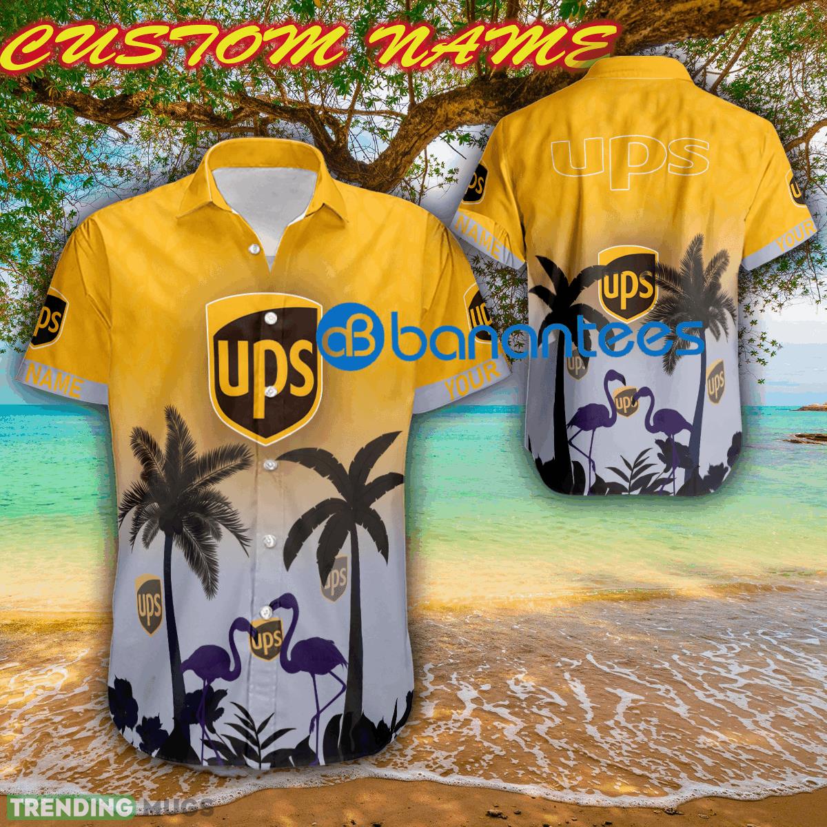 ups Vibrant Brand AOP Hawaiian Shirt Men And Women Gift Custom Name - ups Vibrant Brand AOP Hawaiian Shirt Men And Women Gift Custom Name ups Vibrant Brand AOP Hawaiian Shirt Men And Women Gift Custom Name - ups Vibrant Brand AOP Hawaiian Shirt Men And Women Gift Custom Name