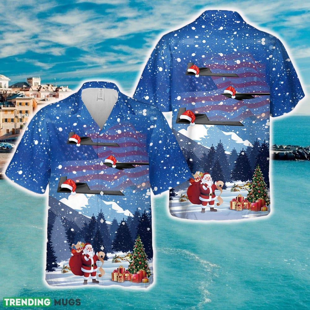 US Air Force Northrop Grumman B-21 Raider Christmas Hawaiian Shirt - US Air Force Northrop Grumman B-21 Raider Christmas Hawaiian Shirt US Air Force Northrop Grumman B-21 Raider Christmas Hawaiian Shirt - US Air Force Northrop Grumman B-21 Raider Christmas Hawaiian Shirt