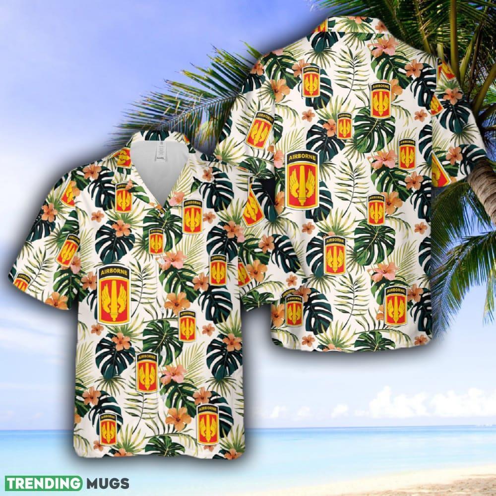 US Army 18th Field Artillery Brigade (Airborne) Hawaiian Shirt - US Army 18th Field Artillery Brigade (Airborne) Hawaiian Shirt US Army 18th Field Artillery Brigade (Airborne) Hawaiian Shirt - US Army 18th Field Artillery Brigade (Airborne) Hawaiian Shirt